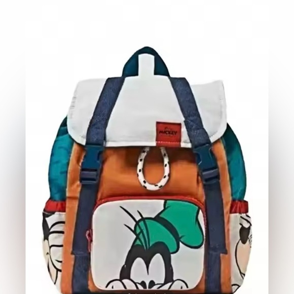 Zara Disney Mickey Mouse Colorful Character Backpack - Picture 5 of 5